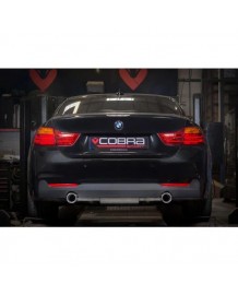 Echappement inox COBRA pour BMW 435d F32 F33 F36 Pack M (2013-2016)- Silencieux look 440i