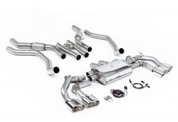 Ligne d'échappement inox FAP-Back à valves MILLTEK pour RANGE ROVER Sport P530 4.4l V8 L461 (2023+)(Sport)