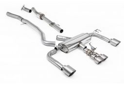 Ligne d'échappement inox Cat-Back primaire MILLTEK à valves TOYOTA Corolla GR 1,6T (2023+)(Sport)