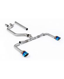 Ligne d'échappement FAP-Back MILLTEK pour VW Golf 8 GTI 2,0 TFSI 245ch/300ch (2020+)(Race)