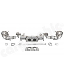 Echappement Inox CARGRAPHIC pour Porsche 991.2 GT3 RS / Speedster FAP (2018-2019)- Silencieux à valves Racing