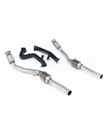 Downpipe + catalyseurs Sport MILLTEK pour AUDI S8 D4 4,0 TFSI Quattro Tiptronic (2013-2018)