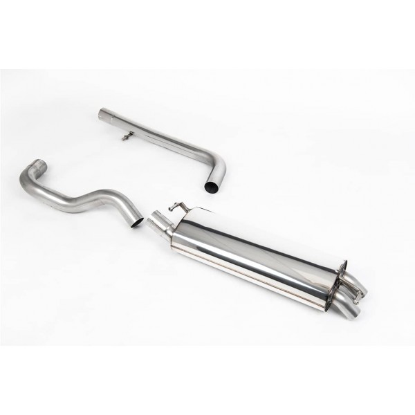 Ligne d'échappement Cat-back inox MILLTEK pour VW Golf 4 1,9 TDI (2000-2004)(Sport)