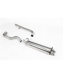 Ligne d'échappement Cat-back inox MILLTEK pour VW Golf 4 1,9 TDI (2000-2004)(Sport)