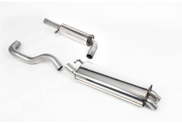 Ligne d'échappement Cat-back inox MILLTEK pour VW Golf 4 1,9 TDI (2000-2004)