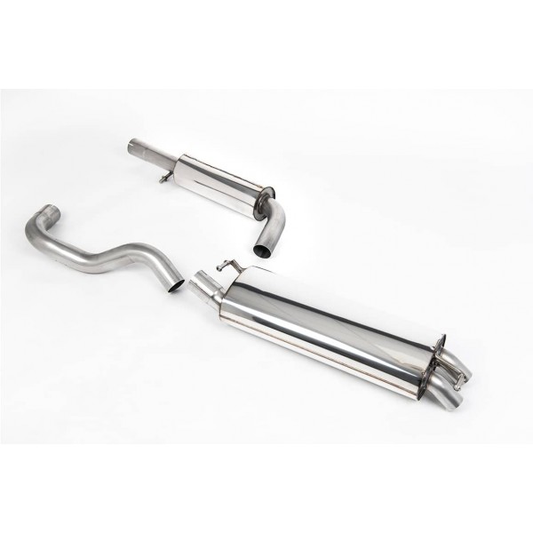 Ligne d'échappement Cat-back inox MILLTEK pour VW Golf 4 1,9 TDI (2000-2004)