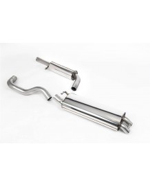 Ligne d'échappement Cat-back inox MILLTEK pour VW Golf 4 1,9 TDI (2000-2004)