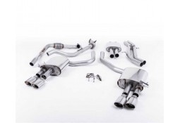 Ligne d'échappement Cat-Back à valves MILLTEK pour Audi S5 B9 3,0 V6 Coupé / Sportback (2017+)