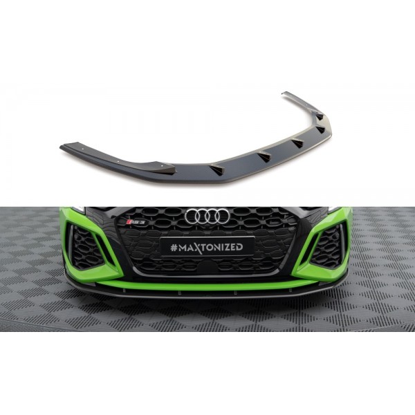 Spoiler avant Carbone pour AUDI RS3 8Y (Maxton Design)