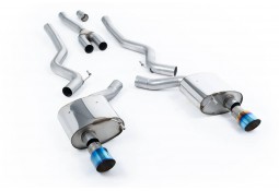 Ligne d'échappement inox MILLTEK pour Ford Mustang MK7 2.3 EcoBoost S650 Fastback (2024+)(Race)