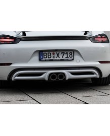 Diffuseur arrière TECHART pour Porsche 718 Boxster / Cayman + S