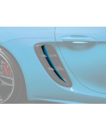 Barres pour prises d'air latérale TECHART pour Porsche 718 Cayman / Boxster + S + GTS + T