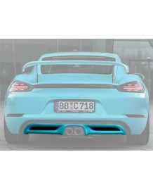 Diffuseur arrière TECHART pour Porsche 718 Boxster / Cayman + S