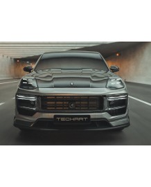 Spoiler avant TECHART pour Porsche Cayenne Pack Sport Design et Turbo Coupé SUV 9YB E3.2 (2024+)