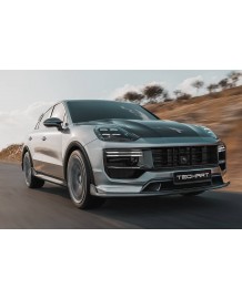 Coques rétroviseurs carbone TECHART pour Porsche Cayenne V6 S E-Hybrid S-E-Hybrid Turbo E-Hybrid GT 9YB E3.2 (2024+)