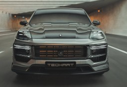 Coques rétroviseurs carbone TECHART pour Porsche Cayenne V6 S E-Hybrid S-E-Hybrid Turbo E-Hybrid GT 9YB E3.2 (2024+)