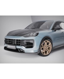 Grilles avant carbone TECHART pour Porsche Cayenne V6 S E-Hybrid S-E-Hybrid GTS Coupé et SUV 9YB E3.2 (2024+)