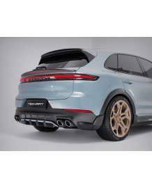 Becquet de toit TECHART pour Porsche Cayenne Turbo E-Hybrid SUV 9YB E3.2 (2024+)