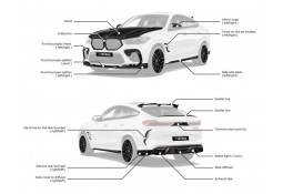 Kit carrosserie LARTE DESIGN pour BMW X6M COMPETITION F96 (2019-2023)