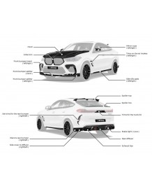 Kit carrosserie LARTE DESIGN pour BMW X6M COMPETITION F96 (2019-2023)