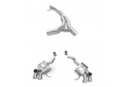 Echappement inox TUBI STYLE pour Porsche Macan R4 2.0 TFSI avec PSE (95.2B)(2021+)-Ligne fap-back à valves