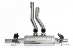 Echappement inox TUBI STYLE pour Porsche Cayenne 3.0 S / E-Hybrid sans PSE 9YB (2023+)- Silencieux à valves