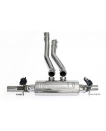 Echappement inox TUBI STYLE pour Porsche Cayenne 3.0 S / E-Hybrid sans PSE 9YB (2023+)- Silencieux à valves