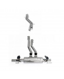 Echappement TUBI STYLE pour Porsche Cayenne 3.0 S / E-Hybrid sans PSE 9YB (2023+)- Ligne à valves