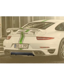 Extension de Diffuseur arrière TECHART pour Porsche 991.1 Turbo / Turbo S (2012-2016)