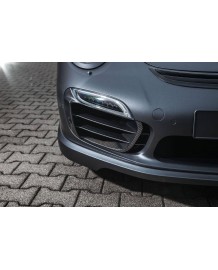 Airblades + Aérowings avant Carbone TECHART pour Porsche 991.1 Turbo / Turbo S (2012-2016)