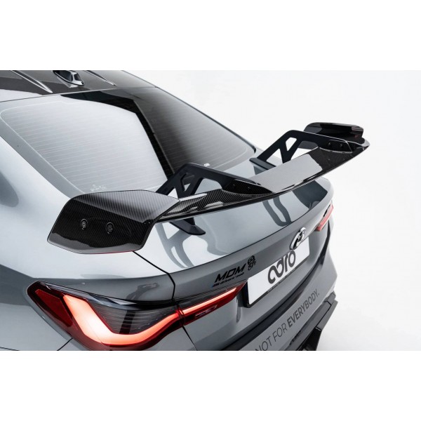 Aileron carbone Swan Neck GT Wing ADRO pour BMW M4 G82