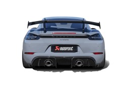 Echappement AKRAPOVIC pour Porsche 718 Spyder RS (2022+)-Silencieux Race