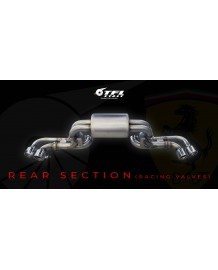 Silencieux d'échappement inox à valves TFL Italy pour FERRARI F360 Modena