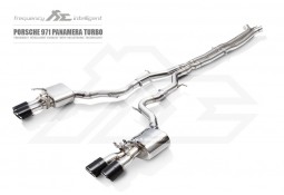 Echappement Inox Fi EXHAUST pour Porsche Panamera 971 Turbo S E-Hybrid 4.0 (2016-2018)- Ligne Cat-Back à valves