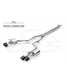 Echappement Inox Fi EXHAUST pour Porsche Panamera 971 Turbo S E-Hybrid 4.0 (2016-2018)- Ligne Cat-Back à valves