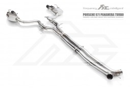 Echappement Inox Fi EXHAUST pour Porsche Panamera 971 Turbo S E-Hybrid 4.0 (2016-2018)- Ligne Cat-Back à valves