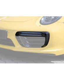 Airblades + Aérowings avant Carbone TECHART pour Porsche 991.2 Turbo / Turbo S (2017+)