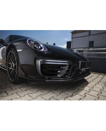 Airblades + Aérowings avant Carbone TECHART pour Porsche 991.2 Turbo / Turbo S (2017+)