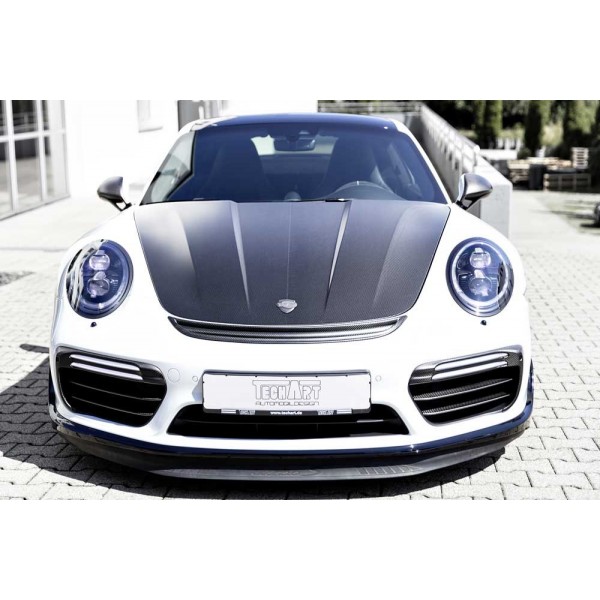 Capot Carbone TECHART pour Porsche 991.1 - 991.2 Turbo / Turbo S