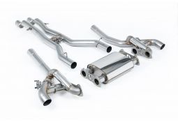 Ligne d'échappement inox Cat-Back à valves MILLTEK pour Mercedes AMG GT GTS GTC C/R190 (2015-2019)