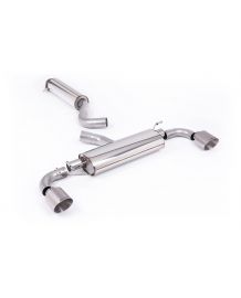 Ligne d'échappement inox FAP-Back MILLTEK pour TOYOTA Yaris GR 1,6T Génération 2 (2024+)(Homologuée)