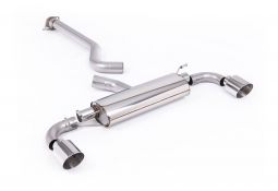 Ligne d'échappement inox FAP-Back MILLTEK pour TOYOTA Yaris GR 1,6T Génération 2 (2024+)(Sport)