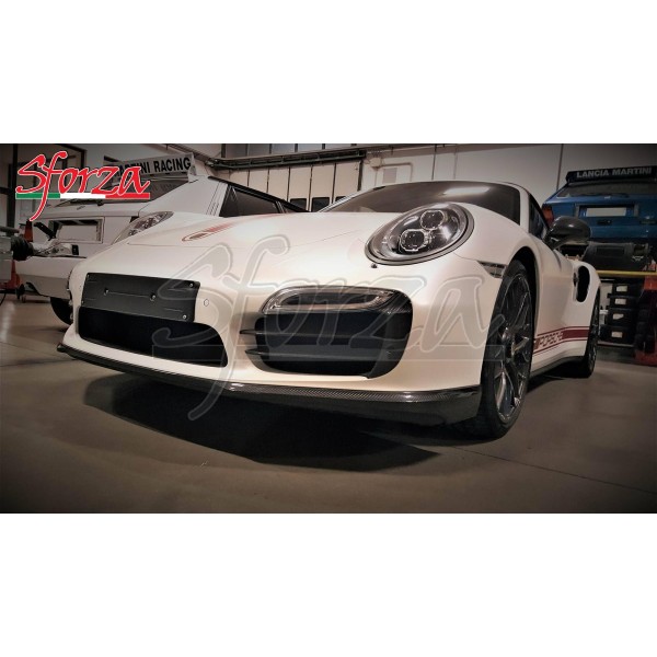 Spoiler avant Carbone SFORZA pour PORSCHE 991.1 / 991.2 Turbo