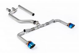 Ligne d'échappement inox FAP-Back MILLTEK pour VW Golf 8.5 GTI 2,0 TFSI 265ch (2024+)(Race)