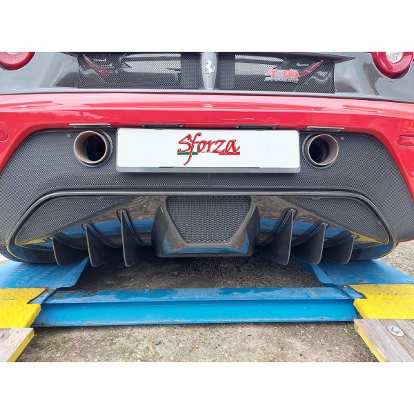 Diffuseur arrière Carbone SFORZA pour FERRARI F430 Scuderia