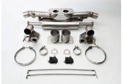 Silencieux d'échappement inox à valves TECHART pour PORSCHE 992 GT3 + RS + Touring (2021+)