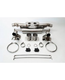 Silencieux d'échappement inox à valves TECHART pour PORSCHE 992 GT3 + RS + Touring (2021+)