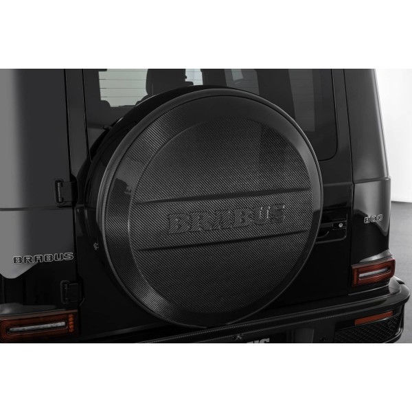 Cache roue de secours Carbone BRABUS pour MERCEDES G63 AMG / G500 W465 (2024+)