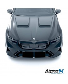 Extensions de spoiler avant carbone ALPHA-N pour BMW M5 G90 G99