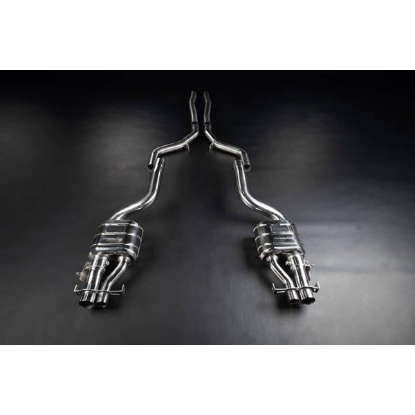 Ligne d'échappement inox Fap-Back à valves CAPRISTO pour MERCEDES S63 AMG E-Performance W223 (2023+)(ECE)